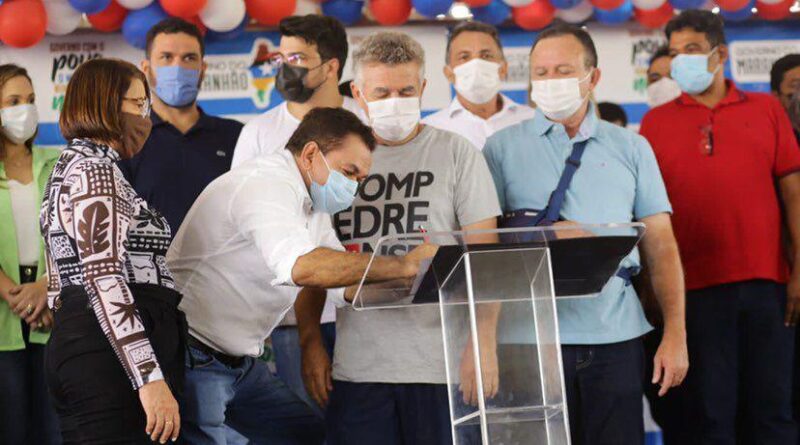 Antônio Pereira comemora ordem de serviço para construção de hospital em Dom Pedro