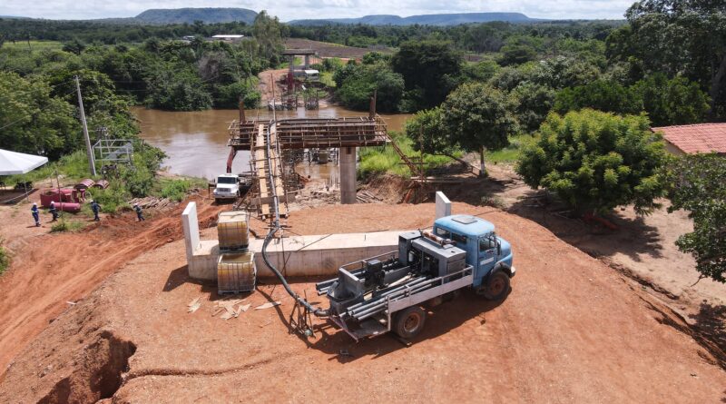 Obras da ponte sobre o Rio Balsas já estão 65% concluídas
