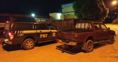 PRF recupera caminhonete adulterada em Balsas