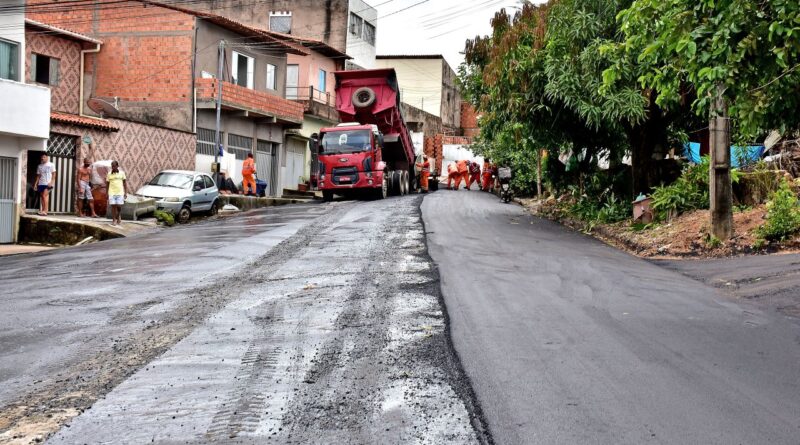 Prefeito Eduardo Braide leva asfalto para todas as ruas da Vila 7 de Setembro