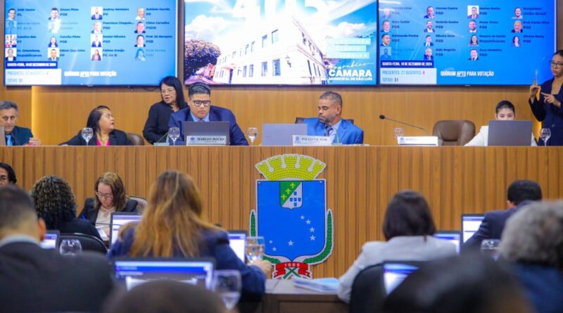 Câmara Municipal apresenta balanço das atividades legislativas de 2024