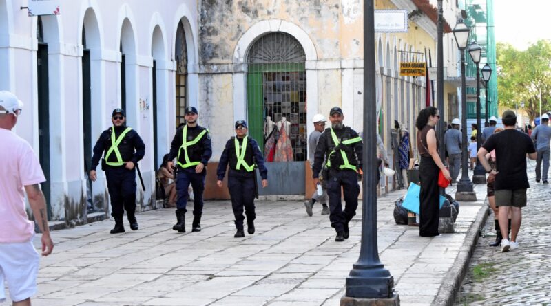 Prefeitura de São Luís reforça patrulhamento da Guarda Municipal no Centro Histórico