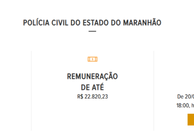 Concurso Delegado MA: inscrições abertas hoje, 20 de julho