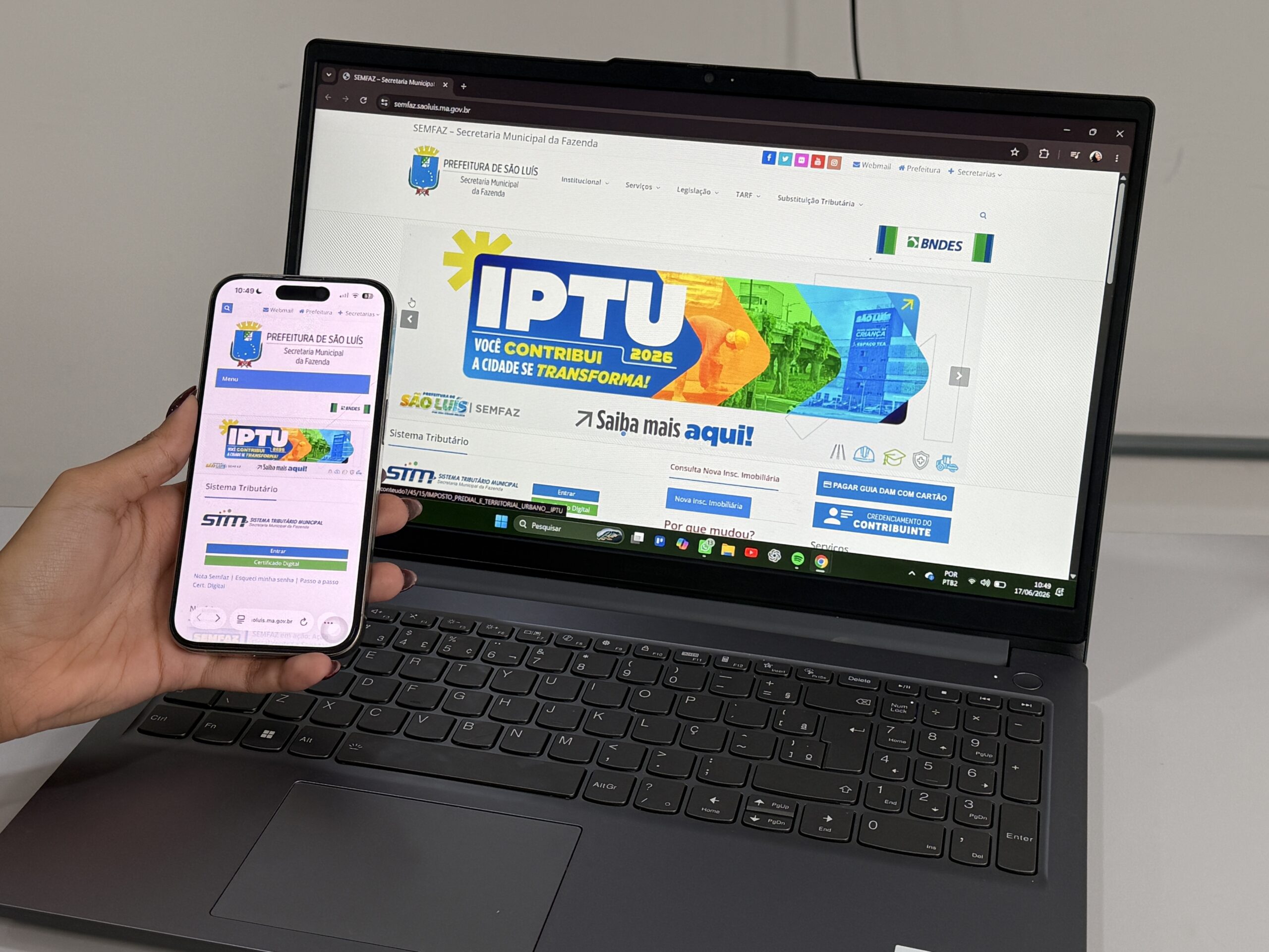 Primeira parcela e cota única do IPTU vencem na próxima sexta-feira (10)