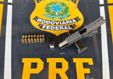 PRF apreende pistola e munições durante fiscalização na BR-230, em Balsas (MA)