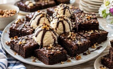 Brownie duplo recheio é sugestão de sobremesa para o fim de semana