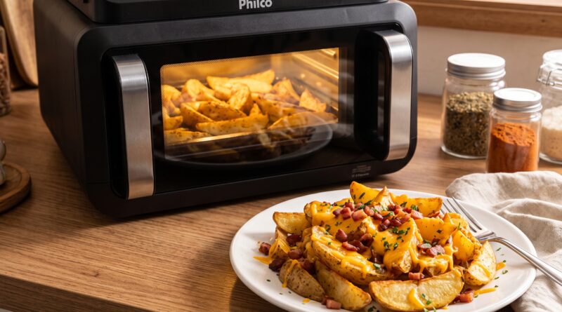 Receita Rock in Rio | Batata rústica com cheddar e bacon para acompanhar o Rock in Rio