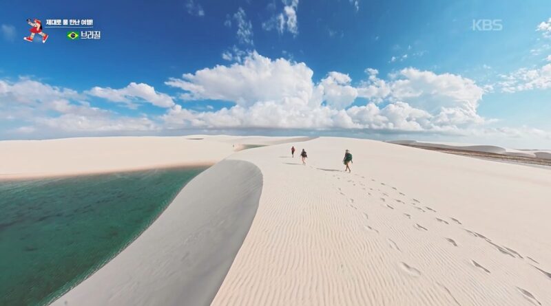 Lençóis Maranhenses ganham destaque na maior emissora pública da Coreia do Sul em travessia de 32 km